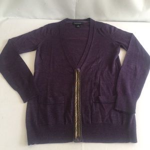 Banana Republic size S wool cardigans purple